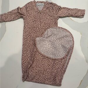 Goosebumps Baby Pink Patterned Sleep Sack